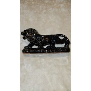 Mid-Century Lion.  1950's Redware Pottery Lion Mcm DECOR